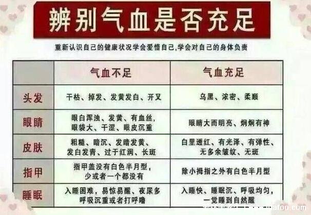 气血不足的症状有哪些表现，吃什么调理的又快又好