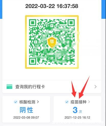 接种疫苗凭证在哪里查询，微信支付宝健康码的下方看最简单